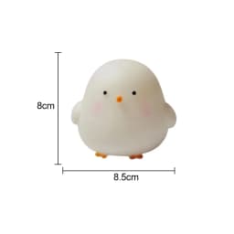 Animal Cartoon Duck Chicken Led for Soft Light Night Baby Children Kid Bedroom Decorative Lighting Home Decoration Moon Lamp