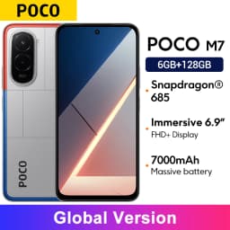 Global Version POCO M7 Snapdragon® 685 Smartphone 6.9" 144Hz FHD+ DotDisplay 7000mAh Battery 33W Fast ChargingNFC 50MP Camera