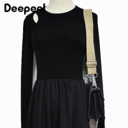 Deepeel 3.8cm New Canvas Solid Color Strap Handbag Crossbody Replacement Shoulder Straps Adjustable Women's Bag Accessories