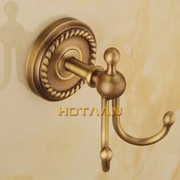 Solid brass Bathroom Accessories Set,Robe hook,Paper Holder,Towel Bar,Soap basket,bathroom sets,YT-12200-A