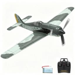 Volantex New Spitfire RC Plane EPP 400mm Wingspan RC Fighter One Key Aerobatic 2.4G 4CH RTF RC Plane