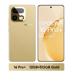 realme 16 Pro Plus 5G Smartphone 6.8" 144Hz AMOLED Display Snapdragon 7 Gen 4 Chipset 200MP Camera 50MP Periscope Telephoto