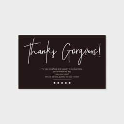 30pcs Black Pink Thank You Cards Greeting Label Tag Packages For Small Business Gift Box Decoration Packaging Supplies Wholesale