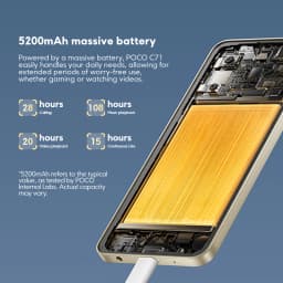 Global Version POCO C71 UNISOC T7250 processor 32MP AI dual camera Immersive 6.88” display 15W fast charging AI face unlock