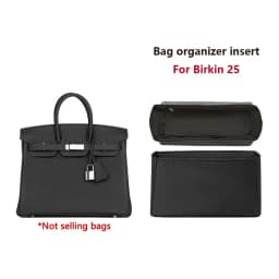 Bag Organizer Insert for Birkin 25 Nylon Storage Platinum Bag Support orderly Storage Neat Inner Modification Bag Accessories