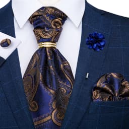 Fashion Ascot Tie for Men Solid Pink Cravat Necktie Ring Brooch Set for Wedding Party Man Suit Accessories Male Scarf Gift