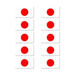 10pcs Epoxy Italy Flags Sticker Car Interior Decoration Decal for Fiat 500 Abarth Punto Panda Tipo Bravo Stilo Coupe Doblo Badge