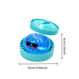 Ocean Series Shark Shiny Dumplings Soft Slow Elastic Pressure Ball Sensory Squeeze Toys Realistic Mantou Squid Decompression