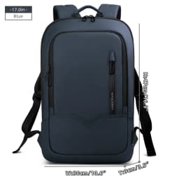 HK High-Quality Backpack 15.6-Inch Laptop Bag Men's Business Commuter Backpack Waterproof Oxford Fabric Lightweight Travel Bag