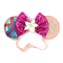 Mouse Ears Adjustable Headband Cartoon Sequin Bows Headband Birthday Party Christmas Princess Cosplay Costume For Women Adult