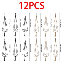 Hanging Plant Pot Hanging Basket Vases with Hook Creative Macrame Suspension Plant Planters for Hanging Flower Pot Net