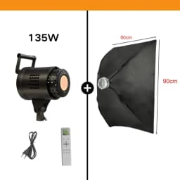 Bowens Video Studio Kit 135W Photography Light Kit LED Lamp Flash Studio New Year Lighting 3000-6000K 3 Color