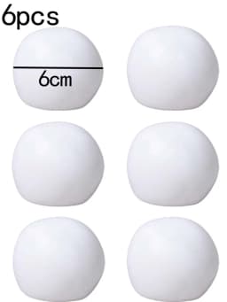 6Pcs Transparent Soft TPR Empty Ball Skins DIY Handmade Bubble Squishy Toy for Stress Relief Squeeze Fidget Toy Crafts Making