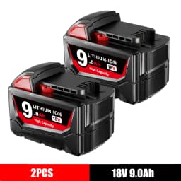 M-18 18V 5/8/9/12Ah Replacement Battery for Milwaukee, Low-Temp Resistant Fast Charge for Cordless Power Tool Battery Pin AU