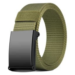 Men Female Belts Military Nylon Adjustable Belt Men Outdoor Travel Tactical Waist Belt with Plastic Buckle for Pants
