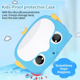2026 New Cartoon Pattern 7 Inch Kids' Tablets Android Learning Education Tablet PC Kids-Proof Protective Case Tablet 4000mAh