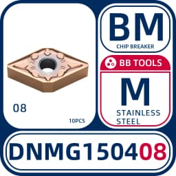 BB DNMG Insert MDPNN MDJNR MDQNR DNMG150404 External Lathe Turning Tool Holder Right Left Cutting Metal Steel 1616 2020 2525