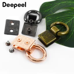 2/4/10Pcs Deepeel Bag Side Clip Buckles D Ring Belt Hook Clasp Handbag Strap Chain Connector Buckle DIY Craft Hardware Accessory