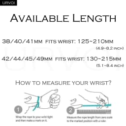 URVOI N Sport loop for Apple Watch Series 11 10 9 8 7 6 SE Nylon Loop Woven pull tab band for iWatch lightweight strap 42mm 46mm