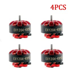 Happymodel 4PCS EX1204 5000KV 6500KV Brushless Motor 1.5mm Shaft for 2-4S 2-3S 3 Inch FPV Racing Drone Toothpick Quadcopter