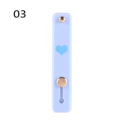 Creative Grip Stand Candy Color Phone Holder Silicone Finger Ring Push Pull Bracket Universal Hand Band Phone Accessaries