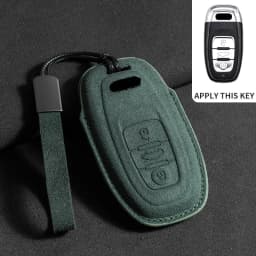 Car Key Case Cover For Audi A1 A3 8P A4 B9 A5 A6 C7 8S A7 A8 Q3 Q5 Q7 4M S4 S5 S6 S7 S8 RS3 RS6 SQ5 TTS Car Keychain Accessories