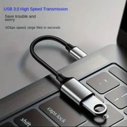 OTG Type C Cable Adapter USB To Type C Adapter Connector For Xiaomi Samsung S23 S22 S20 Xiaomi OTG Data Cable Converter For MacB