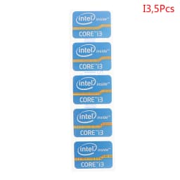 1pc/5pcs Mini DIY Sticker For 4th Generation Cpu Intel Core I3 I5 I7 I9 Logo Sticker LOGO Label Laptop Notebook Decoration