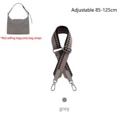 Canvas Shoulder Strap For Longchamp Hobo Replacement Black Grey Wide Crossbody Strap For Woman Handbag Removable Bag Accessories