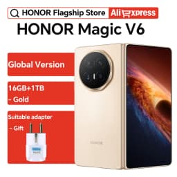 Global Version HONOR Magic V6 5G NFC Smartphone Snapdragon 8 Elite Gen 5 7.95" 120Hz Display 50MP OIS Camera 80W SuperCharge