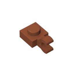 Gobricks GDS-813 PLATE 1X1 W/HOLDER VERTICAL compatible with lego 6019 61252 children's toys Assembles Building Blocks Technical