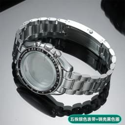 Stainless Steel Moon Watch Case Mod Kit for SWATCH & OMEGA Moonswatch 42mm Dial Metal Case Bracelet Watch Accessories NO Movemen