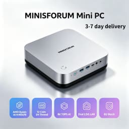 MINISFORUM X1-470 AI Mini PC AMD Ryzen AI 9 HX470 86 TOPS OCuLink Copilot+ Dual USB4 EU Stock