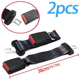 Cross-border Hot Car Seat Belt Extender Joint Thickening Fixer Lengthening Buckle Seat Belt Accessories Straight Insert Buckle