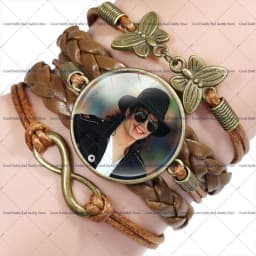 80S Superstar Michael Jackson Time Gem Necklace King of Pop MJ Neck Chain Vintage Men Women Wristband Fashion Charms Accessories