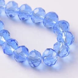 Solid Color 3x2mm 4x3mm 6x4mm 8x6mm 10x7mm 12x8mm Rondelle Faceted Czech Crystal Glass Loose Spacer Beads for Jewelry Making DIY