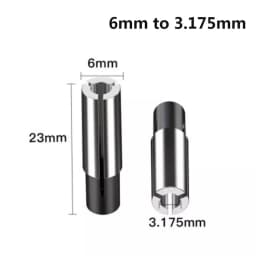 1/2" 1/4" 1/8" Collet Adaptor Shank Reducer Bit CNC Spindle Router 4/6/8/10mm Drill Bits Spindle Milling Cutter Collet Sleeve