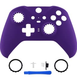 eXtremeRate Replacement Front Housing Shell Case for Xbox One Elite Series 2 Controller Model 1797 - Clear & Single Series