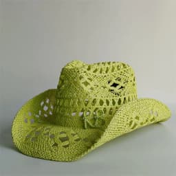 Western Cowboy Straw Hat Letter Straw Hats for Women Men Summer Outdoor Holidays Beach Sun Hat Straw Hats for Women Panama