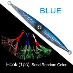 OBSESSION J15 40g-500g Sea-bream Slow Sinking Jigging Lure Seabass Fishing Saltwater Bait Carp Trout Fishing Jigbait Assist Hook