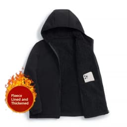 Double-Sided Fleece Lined Casual Fashionable Stand Collar Couple Jacket 2025 New Style Thickened Long Sleeve Zipper Closure