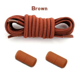 1Pair Round Elastic Laces No Tie Shoelaces Metal Capsule Buckle Shoelace Without Ties Sneakers Basketball Laces Shoe Accessories