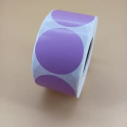 5cm Color Thermal Label Circle Self-adhesive Sticker 6cm Roll Sticker Label Direct Thermal Label for Logo Product Label QR Code