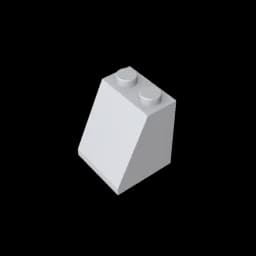 Gobricks GDS-620 ROOF TILE 2X2X2/65 DEG. compatible with lego 3678 children's DIY Educational Building Blocks