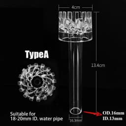 DIY Acrylic Aquarium Skimmer Lily Pipe Spin Surface Inflow Outflow Water Plant Tank Filter Cleaning Fish Tank Accessories