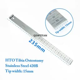 Stainless Steel Thin Osteotome Bone Knife for HTO Tibia Osteotomy Orthopedic Surgery Instrument