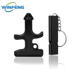 Strong Nylon Self Defense Supplies Self-defense Stinger Duron Drill Protection Tool Key Chain for Womens Self Defence