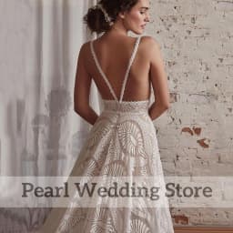 Exquisite Lace Deep V-Neck Backless Wedding Dress Boho Illusion with Long Sleeve Jacket Custom Romantic A-Line Floor Length
