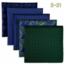 5 PCS Mens Pocket Square Set Assorted Handkerchief Multi Styles Paisley Floral Suit Large 32cm Hanky Business Accessories