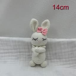 Handmade Kid Room Deco Stuffed Plush Toy Animal Amigurumi Handcrafts Kids Gifts Soft Fox Cow Lamb Birthday Sleeping Dolls